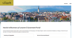 Desktop Screenshot of e.villach.at